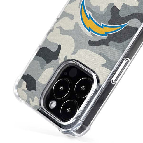 NFL Los Angeles Chargers Camo iPhone 16 Pro MagSafe Case